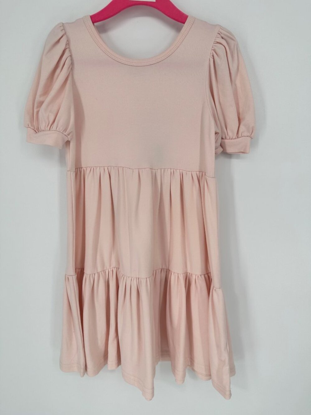 DotDotSmile Girls Light Pink Tier Dress Size 3/4 Soft New with Tags
